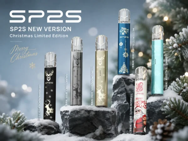 ChatGPT-Image-2026年9月2日-下午10_50_13-1.webp SP2S 聖誕限定 鈦金屬 一代通用主機 鈦金屬立體浮雕/幻影七彩LED燈效/完美兼容一代煙彈