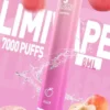 LIMI拋棄式一次性7000口.webp LIMI 7000口 拋棄式電子煙 3.5%尼古丁鹽/強勁擊喉感/冰感水果/吸氣發光LED/650mAh可充電