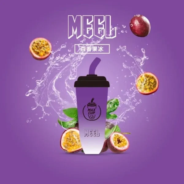 MEEL奶茶杯-百香果-1000x1000-1.webp MEEL 奶茶杯 6000口 拋棄式電子煙 3%尼古丁鹽/15ml油量/智慧Type-C快充/長效續航