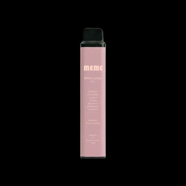 MEME-white-lychee.webp MEME 韓國熱銷 7000口 拋棄式電子煙 3%尼古丁鹽/黃金配比/絲滑口感/韓系調香