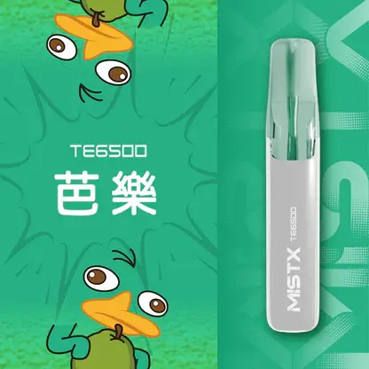 Mist X 鴨嘴獸 6500口 拋棄式電子煙 冰爽水果/2%尼古丁鹽/550mAh大電量/可充電續航/獨家萌系外觀設計