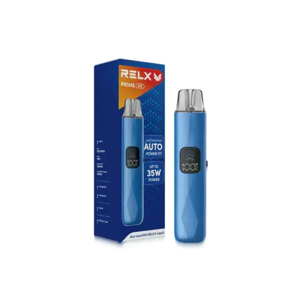 RELX 悅刻 prime kit 注油小煙主機 35W輸出/防漏濾芯/1000mAh續航/LED螢幕/通用煙油