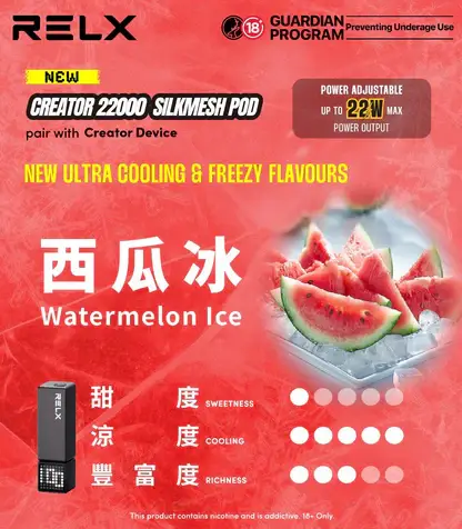 RELX 悅刻 Creator 積木系列 22000口 樂高DIY外型/全彩螢幕/12W-22W調壓/磁吸換彈【買4盒送主機】
