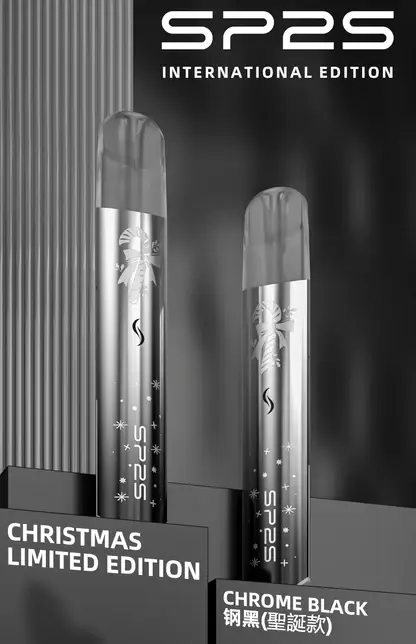 SP2S 聖誕限定 國際版 一代通用主機 鹿頭雪花立體浮雕/幻彩LED呼吸燈/Type-C閃充/完美兼容一代煙彈