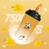 VAKA 奶茶杯 7500口 拋棄式電子煙 15ml巨量裝/冰感水果奶茶/3%尼古丁鹽/萌熊貓造型/600mAh可充電