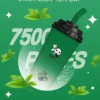 VAKA 奶茶杯 7500口 拋棄式電子煙 15ml巨量裝/冰感水果奶茶/3%尼古丁鹽/萌熊貓造型/600mAh可充電