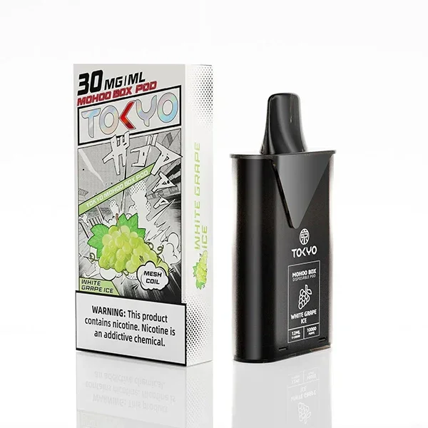 image-370.webp TOKYO MOHOO BOX 東京魔盒 10000口專用煙彈 12ml/30mg尼古丁鹽/適配專用主機【買三盒煙彈加150贈主機】