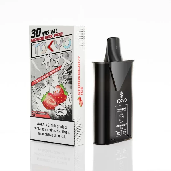 image-374.webp TOKYO MOHOO BOX 東京魔盒 10000口專用煙彈 12ml/30mg尼古丁鹽/適配專用主機【買三盒煙彈加150贈主機】