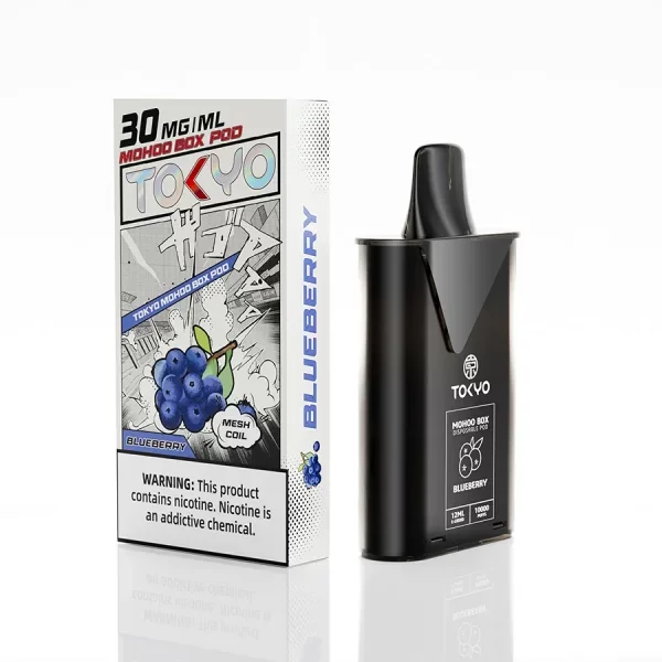 image-375.webp TOKYO MOHOO BOX 東京魔盒 10000口專用煙彈 12ml/30mg尼古丁鹽/適配專用主機【買三盒煙彈加150贈主機】