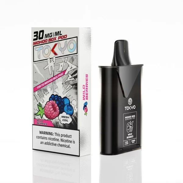 image-377.webp TOKYO MOHOO BOX 東京魔盒 10000口專用煙彈 12ml/30mg尼古丁鹽/適配專用主機【買三盒煙彈加150贈主機】