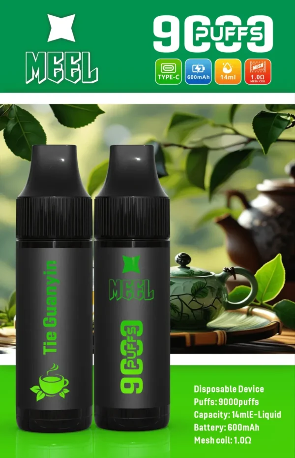 meel9000-5.webp MEEL Marbo 旗艦級 9000口 拋棄式電子煙 14ml油倉/Mesh網芯/強效霧化/長效穩定