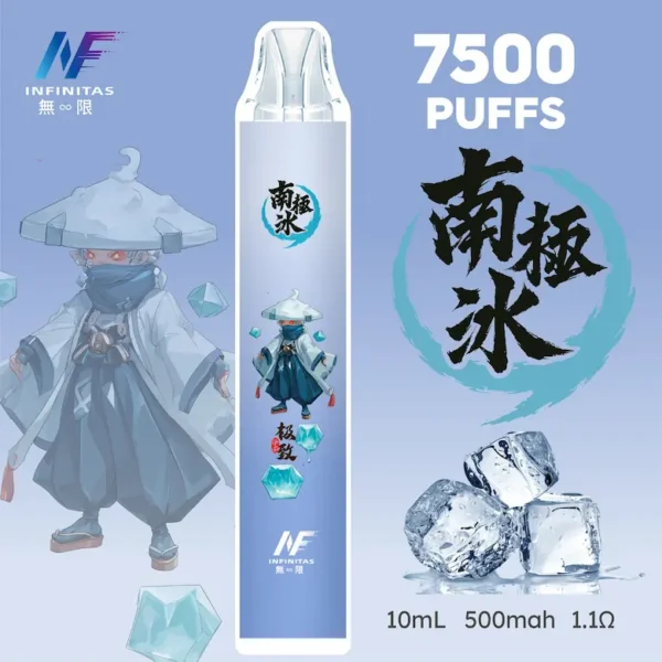 INF 無限 鬼滅之刃聯名 7500口 拋棄式電子煙 鬼滅聯名造型/10ml大容量/Mesh網芯爆發/550mAh大容量電芯