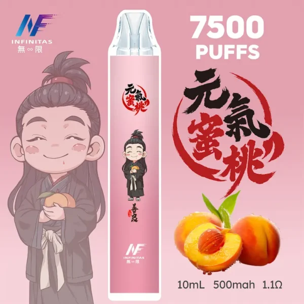 INF 無限 鬼滅之刃聯名 7500口 拋棄式電子煙 鬼滅聯名造型/10ml大容量/Mesh網芯爆發/550mAh大容量電芯