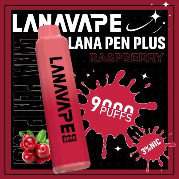LANA PEN PLUS 9000口 拋棄式電子煙 15ml儲油/3%尼古丁鹽/Mesh芯/Type-C充電