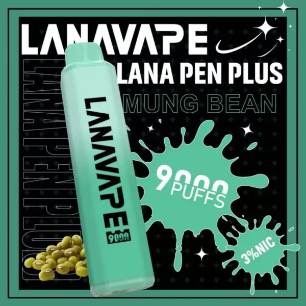 LANA PEN PLUS 9000口 拋棄式電子煙 15ml儲油/3%尼古丁鹽/Mesh芯/Type-C充電