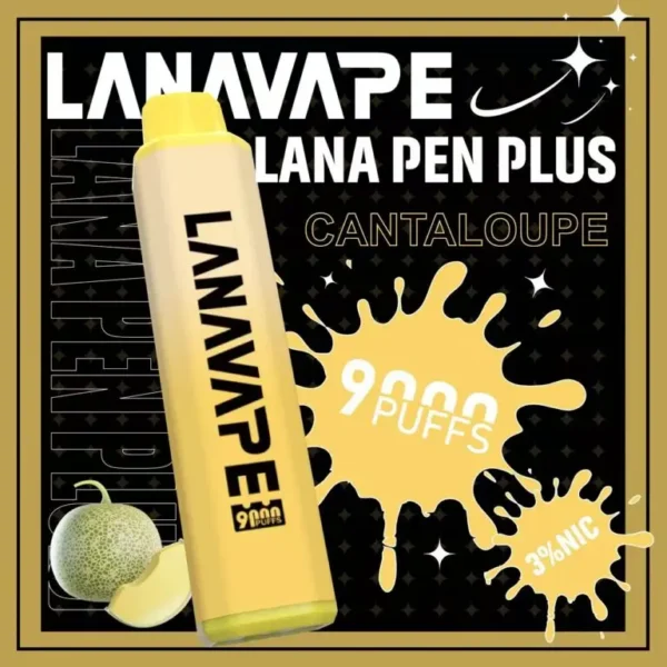 LANA PEN PLUS 9000口 拋棄式電子煙 15ml儲油/3%尼古丁鹽/Mesh芯/Type-C充電