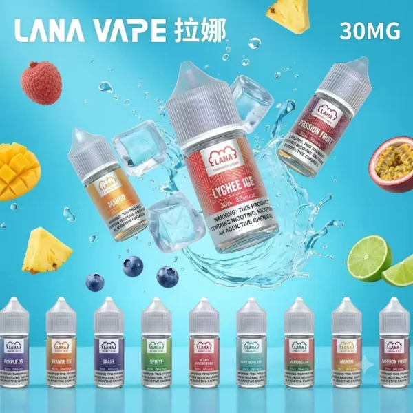 微信图片_20260708221617_893_132.webp LANA 拉娜 30ml 煙油 30mg尼古丁鹽/紮實滿足/不化學/回韻清甜/通用注油小煙主機